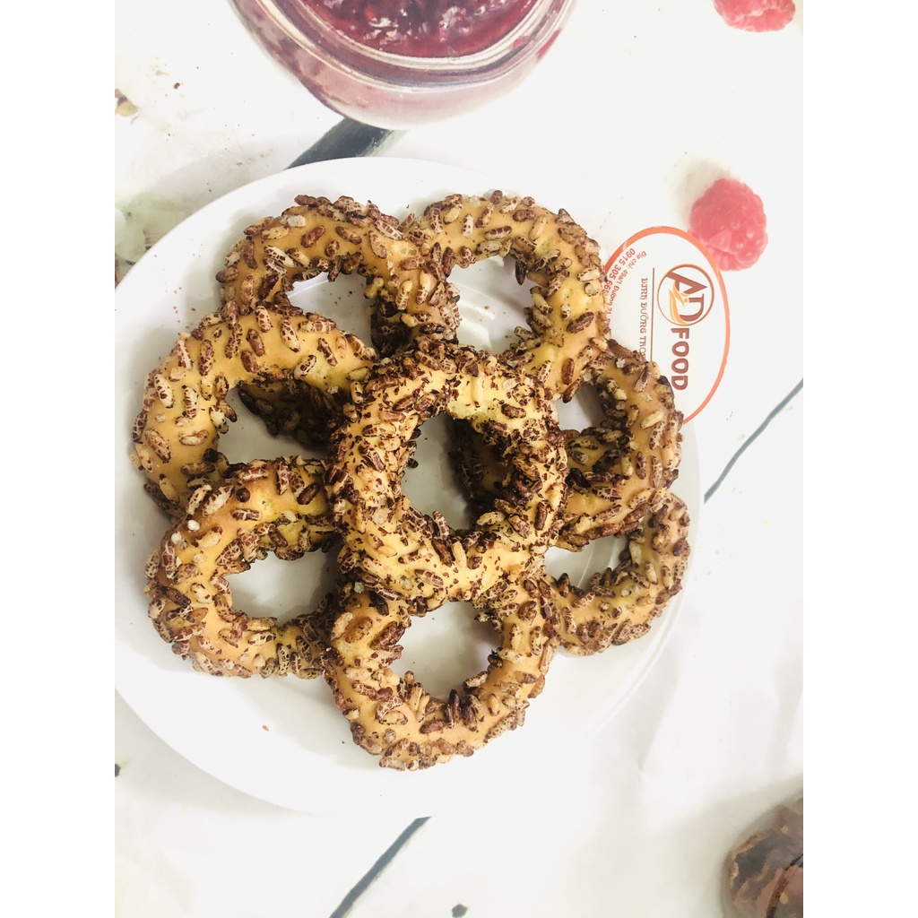 bánh vòng gạo lứt 200gr