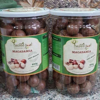 Macca Úc Organic- Hộp 500gr có khoá mở kèm theo sp