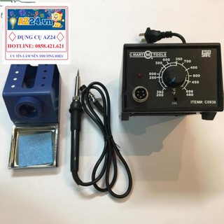 Máy hàn thiếc 60w có điều chỉnh nhiệt độ c-mart c0936
