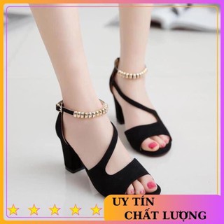 [ HÀNG CAO CẤP Sandan gót vuông 7cm