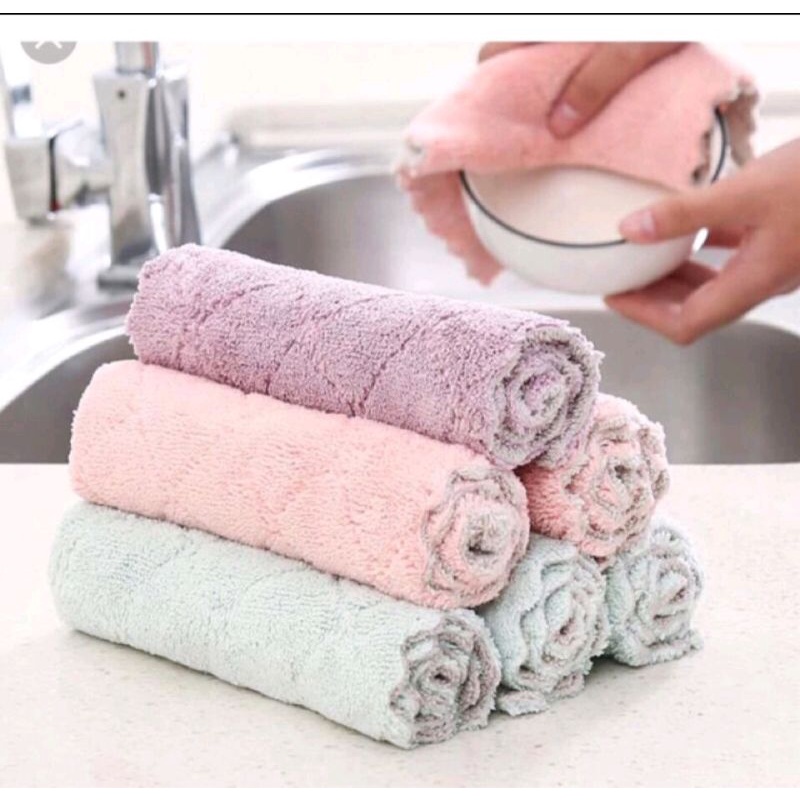 10 khăn lau bếp đa năng cỡ lớn, siêu thấm hút, tiện lợi, lau gì cũng được, giá rẻ tiết kiệm