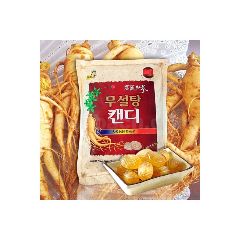 Date 2023 Chính Hãng Kẹo Hồng Sâm Không Đường 500gr Korean Red Ginseng