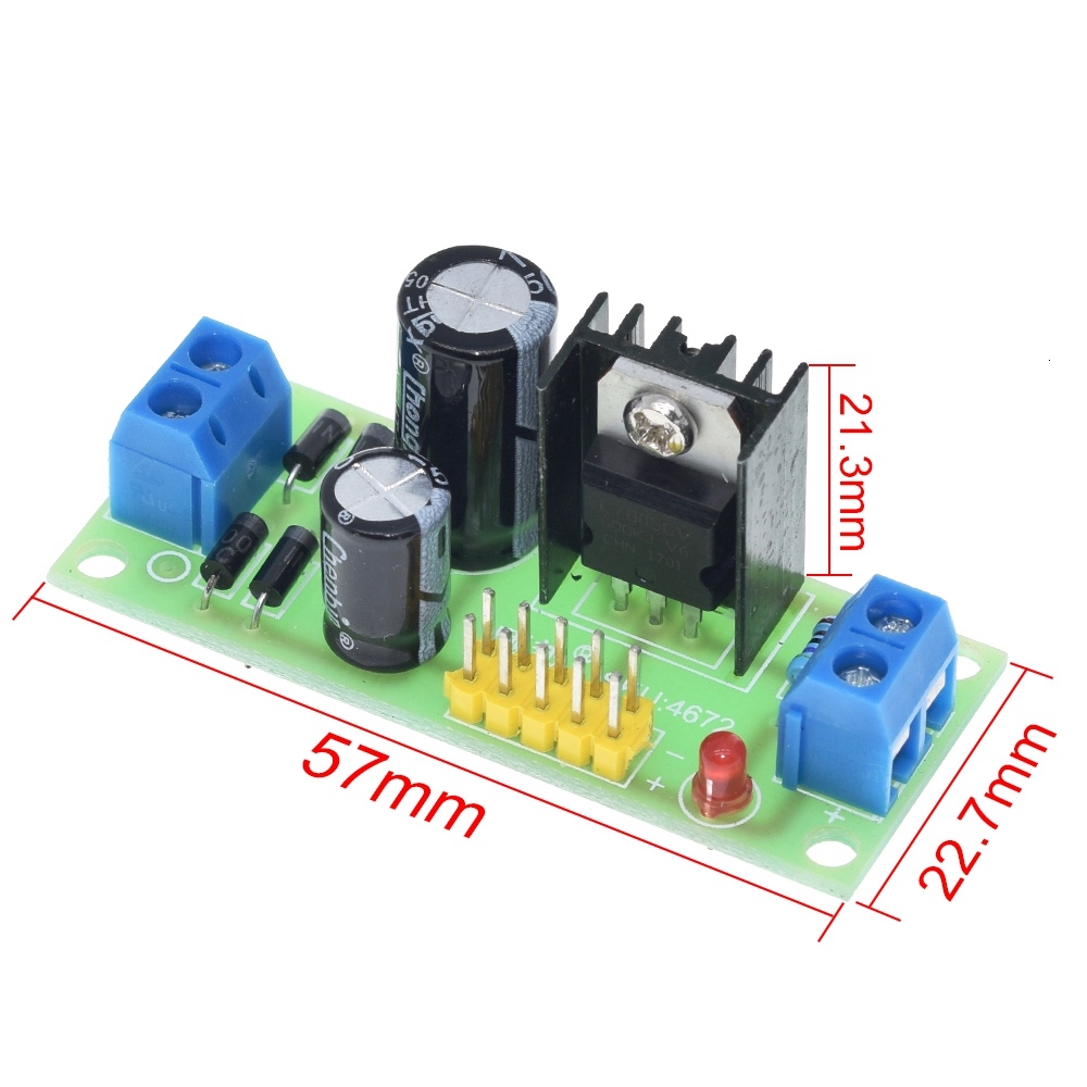 Mô Đun Hạ Áp Tzt L7805 Lm7805 7.5v-20v Sang 5v Cho Arduino | BigBuy360 - bigbuy360.vn