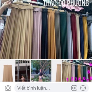 Chân váy dập ly