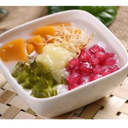 Hạt Lựu Làm Sẵn/Củ Năng Bọc Bột gói 250g- CHUYÊN DÙNG LÀM TOPPING CHO CHÈ, TRÀ SEN VÀNG
