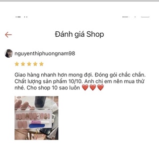 Móng tay giả, móng úp kèm keo dán