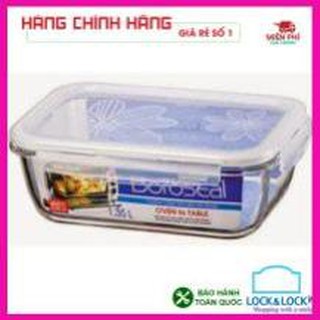 Hộp thủy tinh Lock&Lock Clear hình chữ nhật chịu nhiệt LLG448, LLG430, LLG 426, LLG424, LLG413