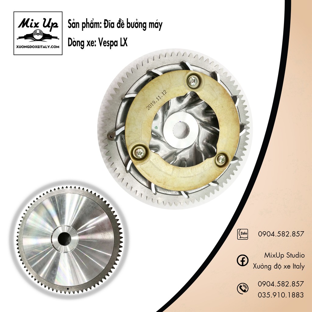 ĐĨA ĐỀ BƯỞNG MÁY XE VESPA LX