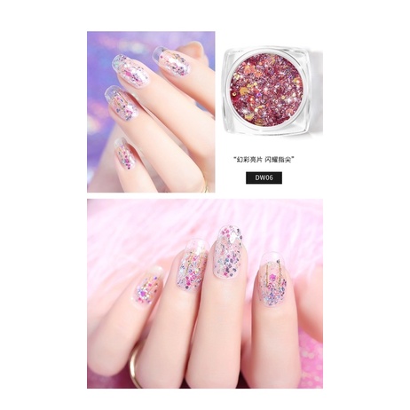 Set nhũ sieu sang trang trí móng 12 màu