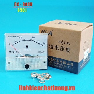 Vôn kế cơ dc 300v 85c1 đo áp 0-300v chính hãng hua
