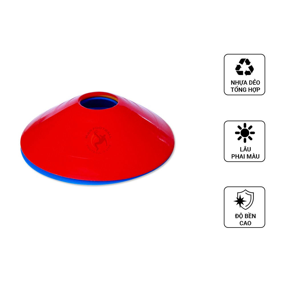 Mắc Cơ bóng đá cải thiện khả năng rê dắt bóng, độ bền cao ổn định chiều cao 4,5cm (bán lẻ)