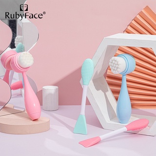 Set cọ rửa mặt và cọ mặt nạ chăm sóc da mặt Rubyface