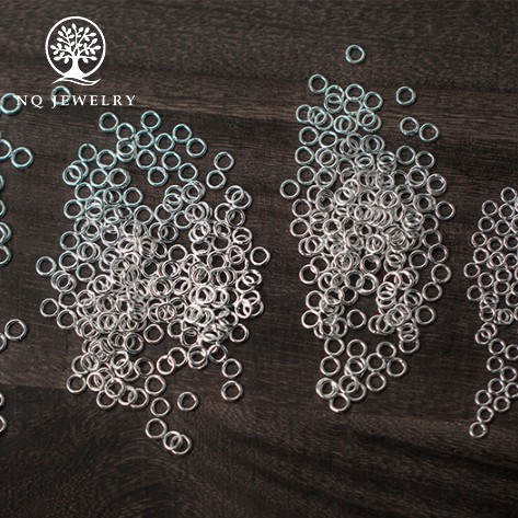 Charm bạc khoen tròn đóng - NQ Jewelry