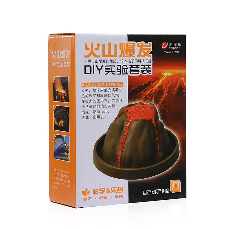 Núi lửa mô hình thí nghiệm - STEAM
