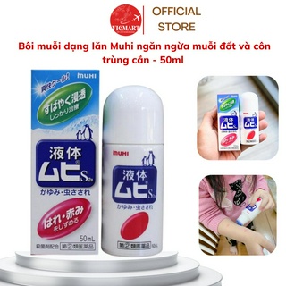 Bôi muỗi dạng lăn Muhi ngăn ngừa muỗi đốt và côn trùng cắn - 50ml