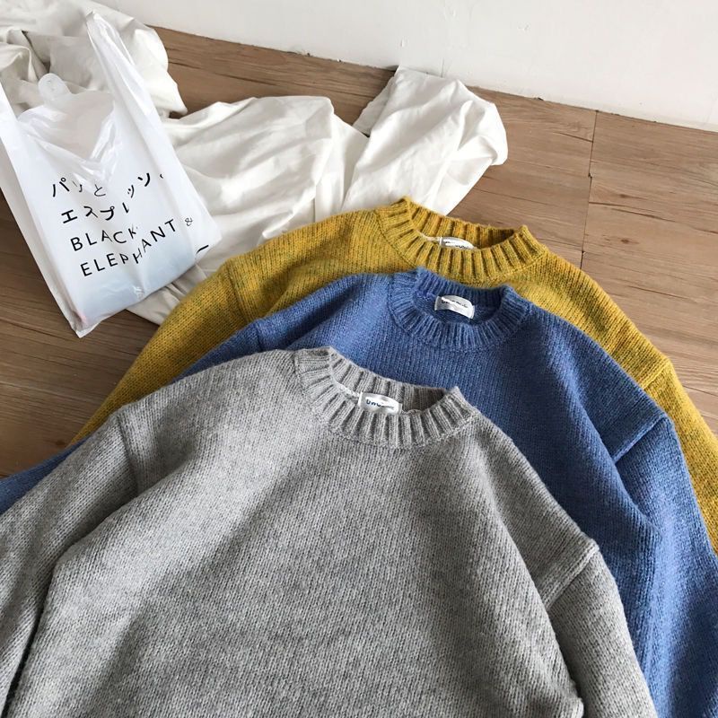 Áo Khoác Len Dáng Rộng Phong Cách Hàn Quốc Thời Trang Mùa Đông Dành Cho Nam