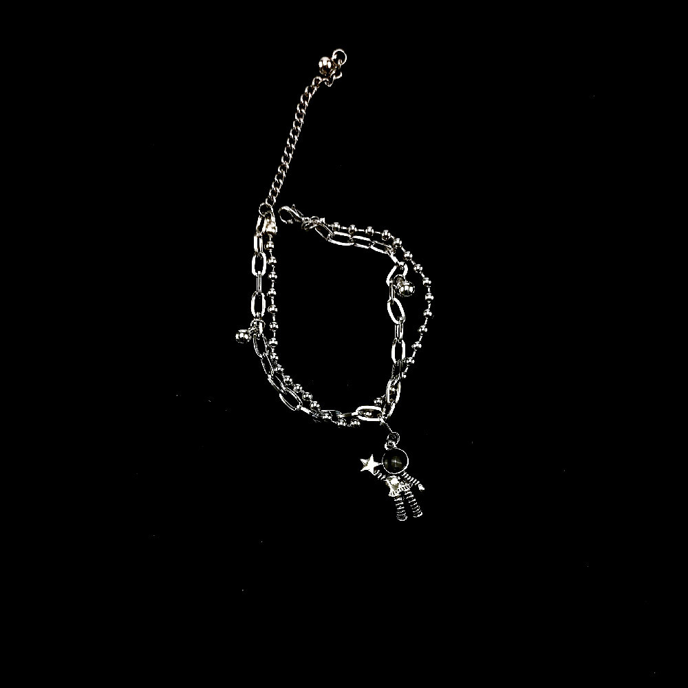 [Mã FAMAYFA giảm 10K đơn 50K] Korean Metallic Bracelet for Astronaut Lifting the Stars and Holding the Stars | BigBuy360 - bigbuy360.vn