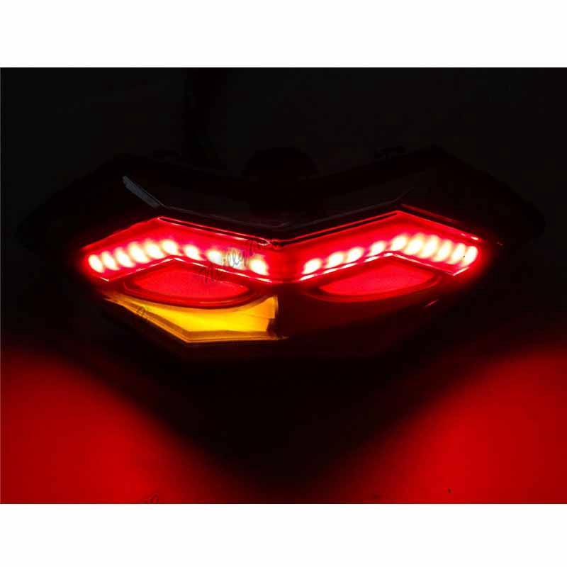 Đèn Led Xi Nhan Báo Tín Hiệu Phanh Gắn Đuôi Xe Mô Tô Kawasaki Ninja 250 300 Z250 2013 2014 2015 2016 2017