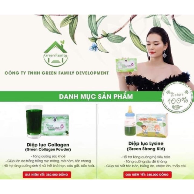 🚫 5 gói Diệp lục Collagen🌹