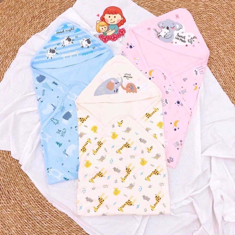 CHĂN Ủ COTTON 2 LỚP MIPBI