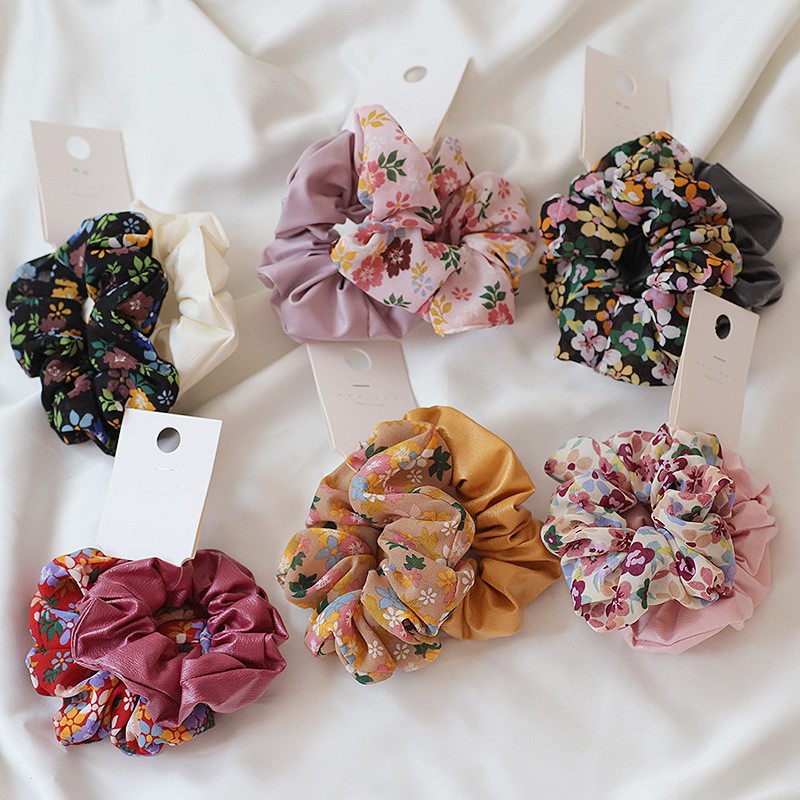 Set 2 dây cột tóc Scrunchies HOT TREND