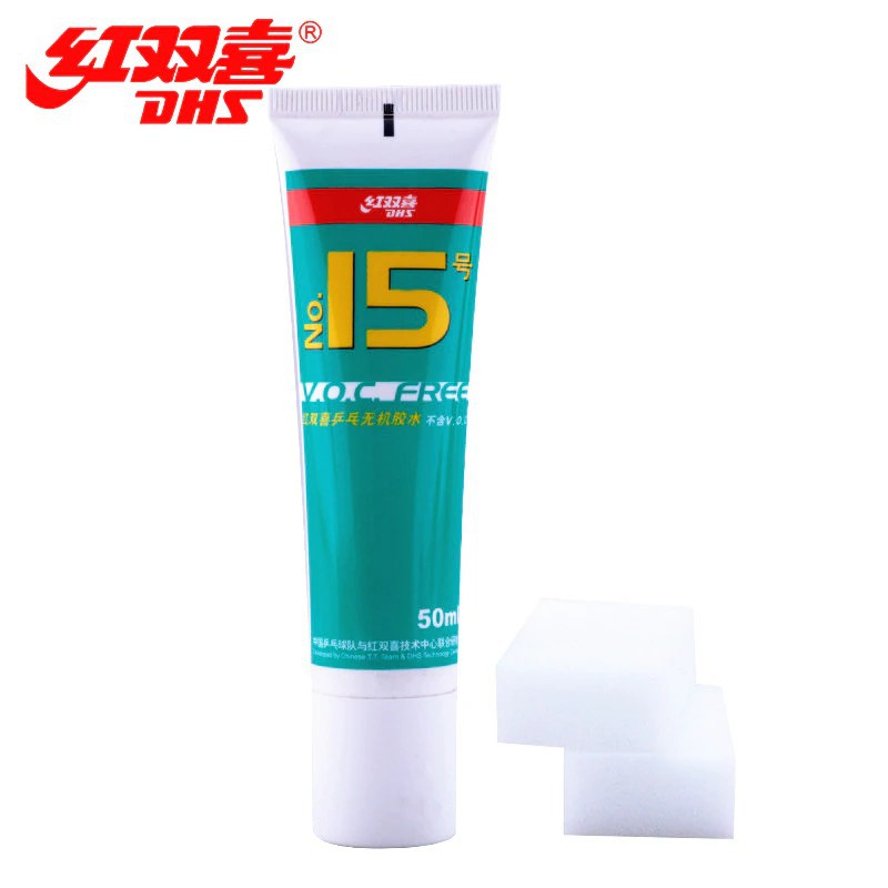 Keo dán mặt vợt bóng bàn DHS I5 lọ 50ml chính hãng