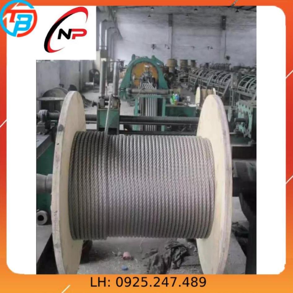 10 Mét cáp INOX 304 6mm chống rỉ sét,ăn mòn cực tốt.....kimkhinhatphat