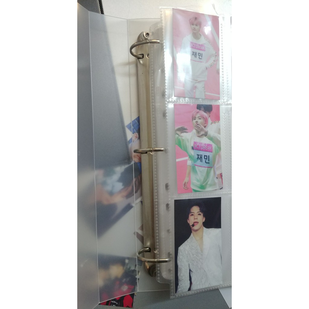 Nguyên cuốn binder đựng 540 ảnh, binder sheet 9 ô 1 mặt, sheet 9 ô 2 mặt - LOẠI SHEET 9 Ô (Sheet 6.5x9.2cm)