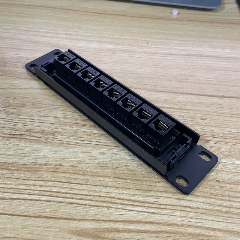 Bảng Điều Khiển 8 Cổng Bằng Nhựa RJ45 10G Cho T568A and T568B