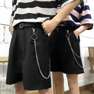 Quần Short kaki Cá tính + chain xích (kèm video)