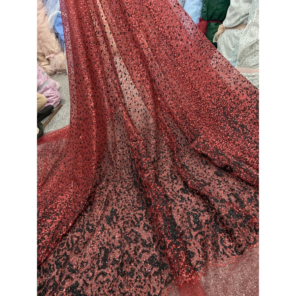 Vải kim tuyến 539