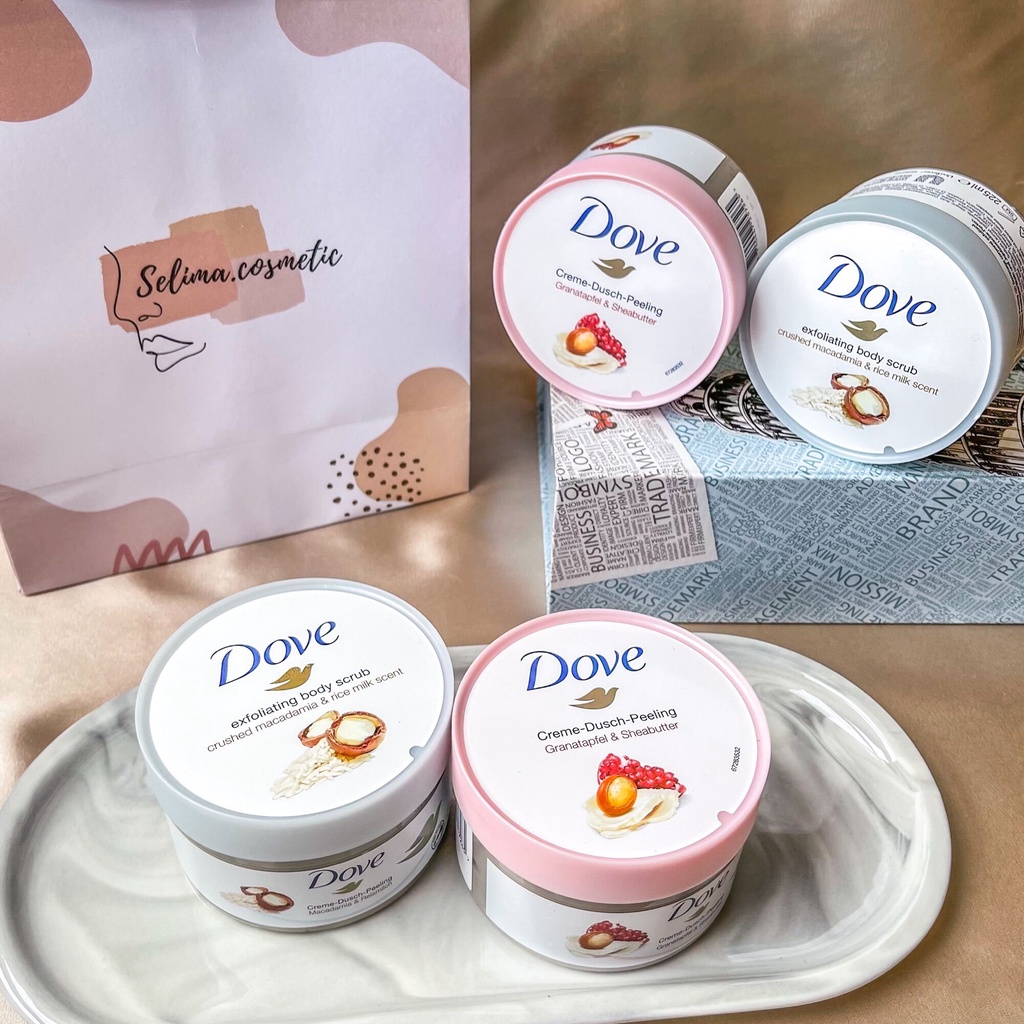 Tẩy tế bào chết toàn thân dove exfoliating body polish 289gr