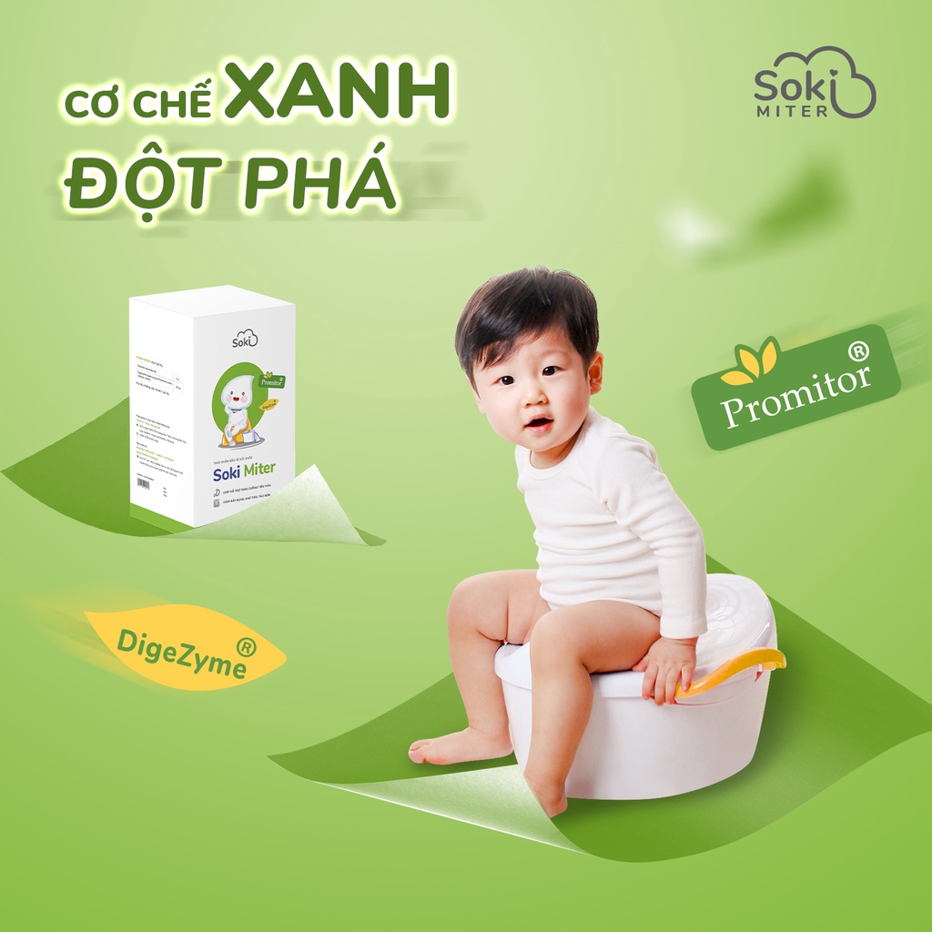 Soki Miter [Chính hãng] - Dứt điểm táo bón, tiêu hóa bon bon