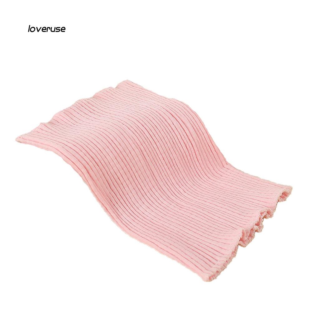 Miếng vải cotton 24cm x 15cm màu trơn bọc vùng bụng của em bé giữ ấm tiện dụng