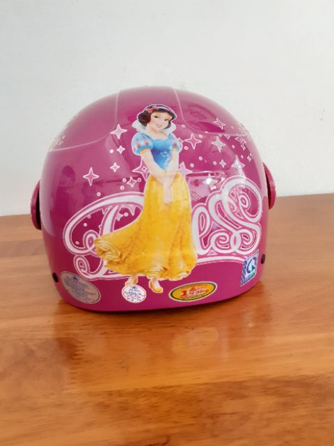 Mũ bảo hiểm trẻ con màu hồng đậm