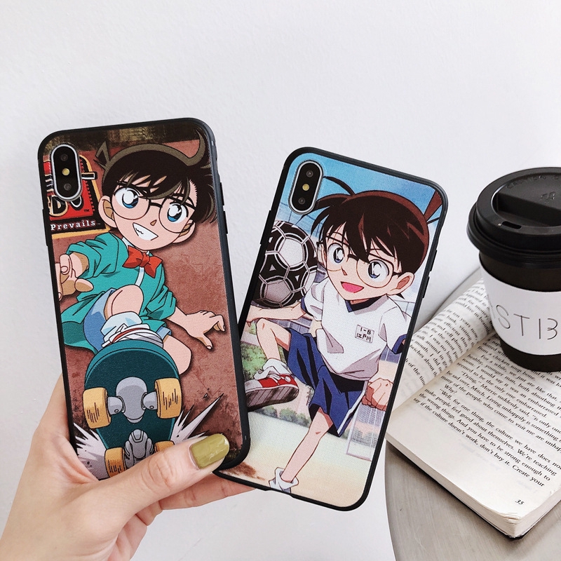 Ốp điện thoại TPU dẻo in họa tiết thám tử Conan hoạt hình cho Oppo A16K A76 A55 A95 4G A16 A74 4G A74 5G A54 A15S