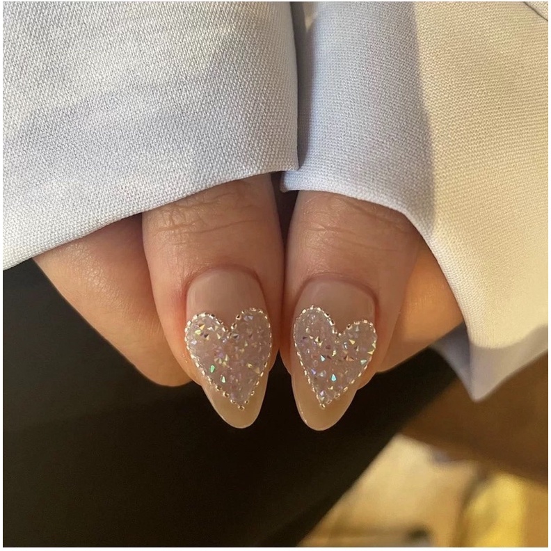 Dây charm bi dẹt Hàn ,trang trí nails