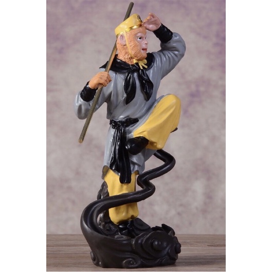 Tượng tôn ngộ không xông trầm,trang trí phòng khách..tượng ngộ không derco