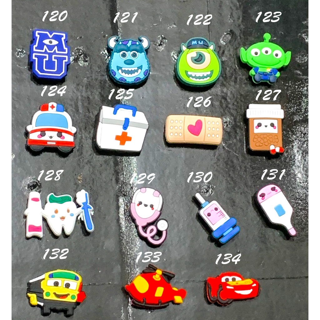 ☘ Jibbitz, Sticker, Charm 2D và 3D Gắn Dép Crocs, Cross, Dép Sục, Cá Sấu - Thương Hiệu TN Medical