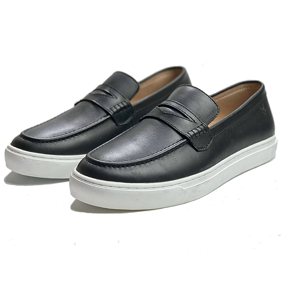 Giày lười nam Slip On Penny MAD da bò cao cấp chất lượng tốt giá rẻ bảo hành trọn đời