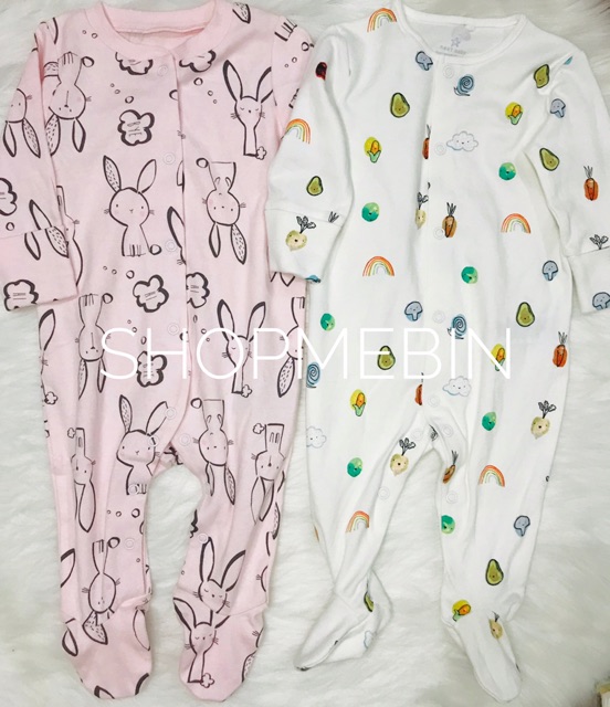 Sleep suit NEXT bé trai - bé gái 1-24m
