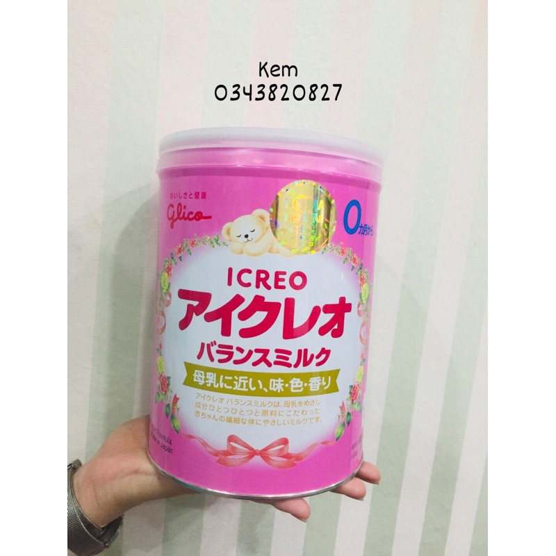 -✅Glico số 0 dành cho bé từ 0-1 tuổi 800g..