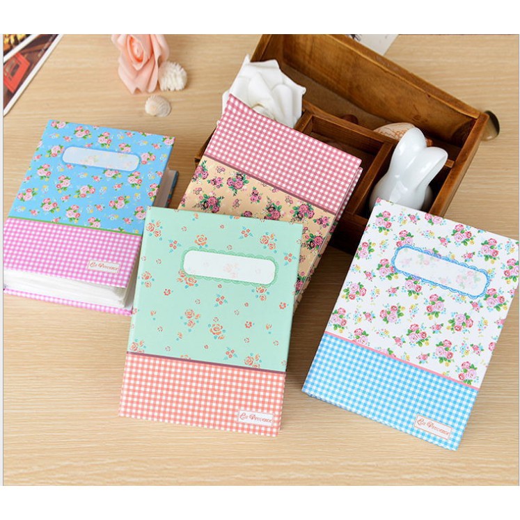 Album ảnh 15x10 chứa 100 ảnh bìa hoa vintage