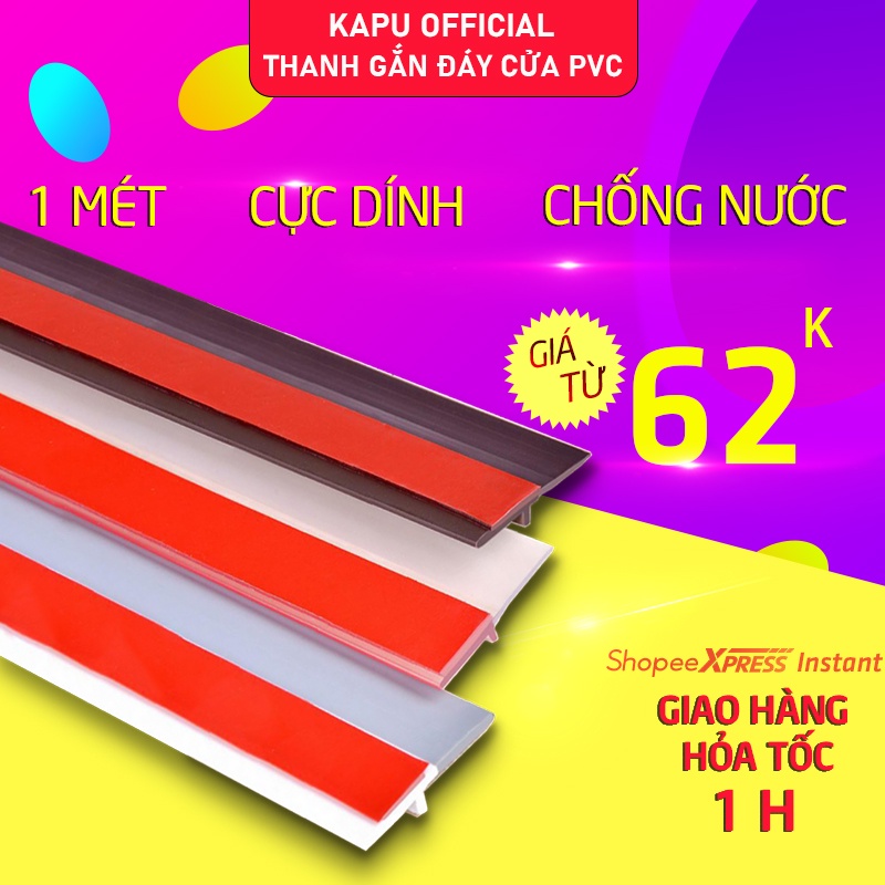 Thanh chắn cửa KAPU cao cấp, dán chân cửa chống nước đa năng, cản côn trùng, khói bụi, ô nhiễm