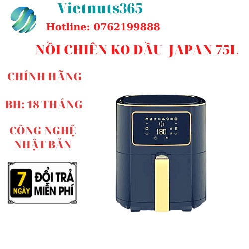 Nồi chiên không dầu Fumak FM-1875. Dung Tích 7.5L