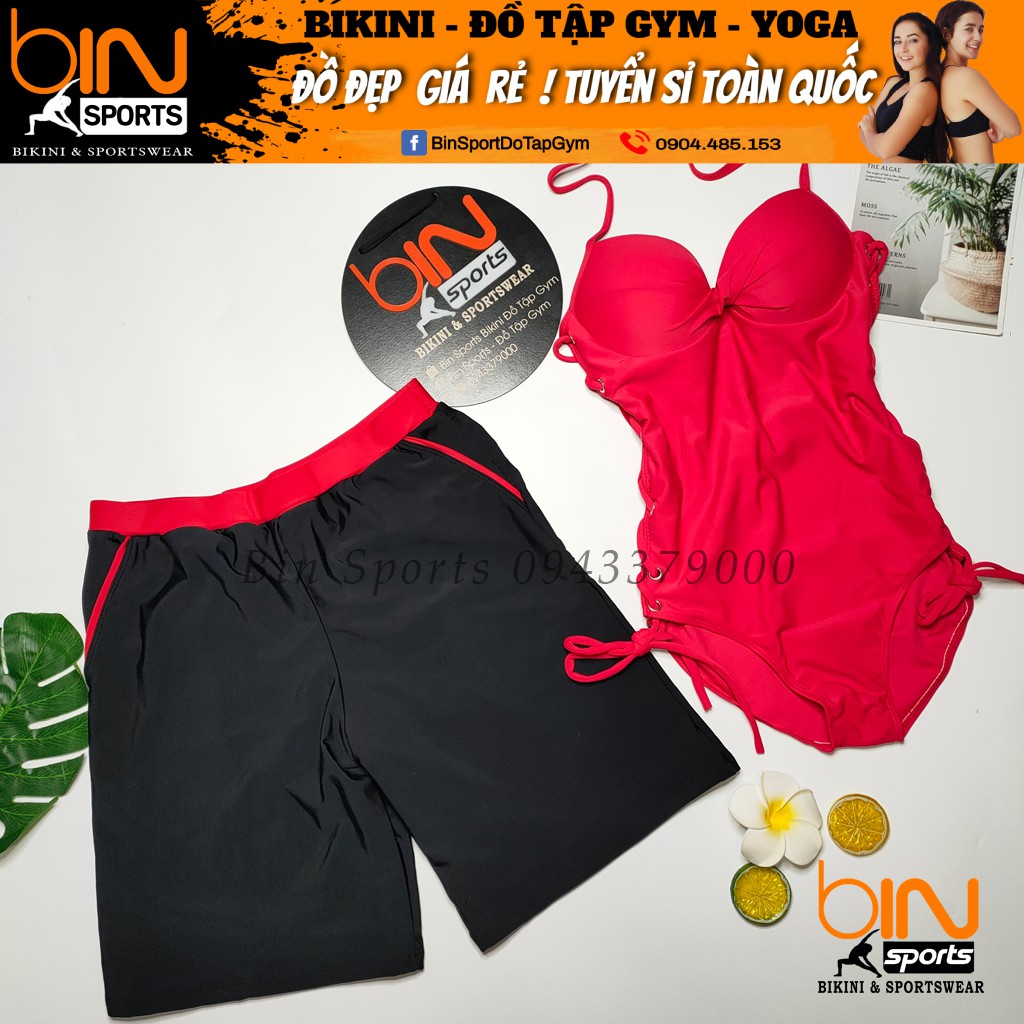 Đồ Bơi Cặp Nam Nữ Mặc Đi Biển Bin Sports CB013