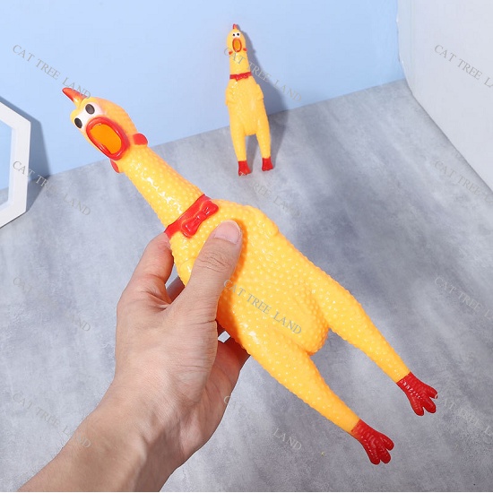 ĐỒ CHƠI CHÓ MÈO, CON GÀ LA HÉT PHÁT RA ÂM THANH, GẶM NHẮM, GIẢM NGỨA RĂNG