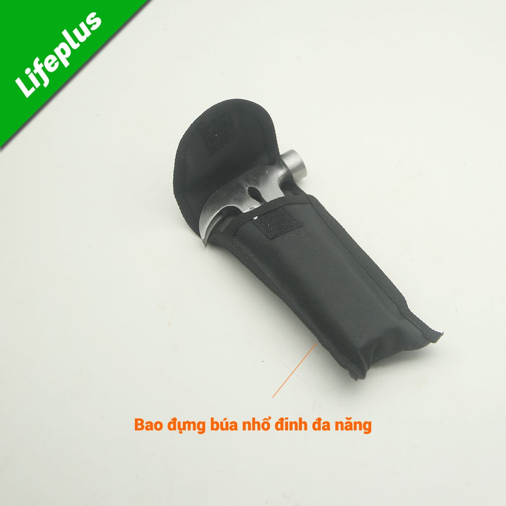Búa thoát hiểm tiện lợi tích hợp kìm nhổ đinh đa năng 8 công dụng