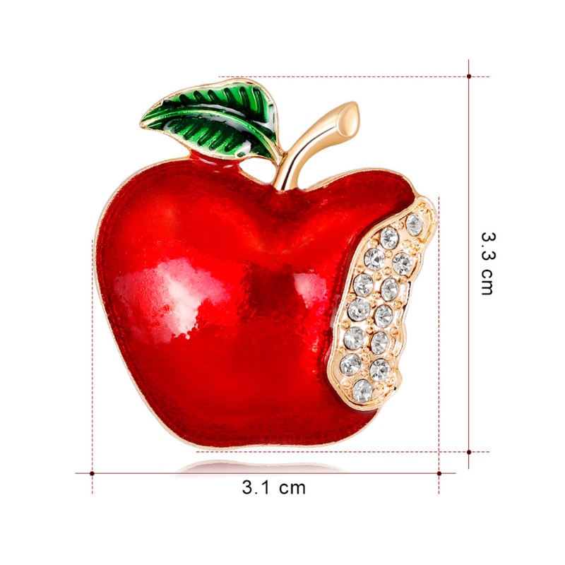 Ghim Cài Áo Bằng Hợp Kim Hình Hoạt Hình Giáng Sinh Cho Apple