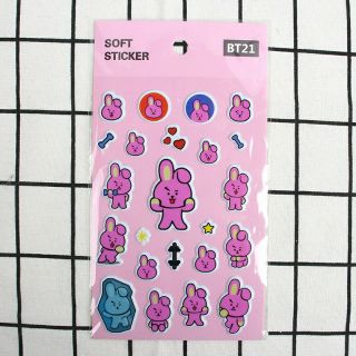 Stickers hình nổi đẹp mắt BT21